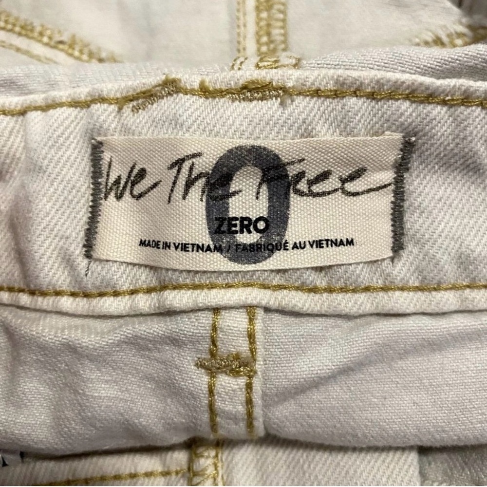 Free People We The Free NWT Women’s Sunkissed Overalls Off White Size: 0 - Picture 8 of 8